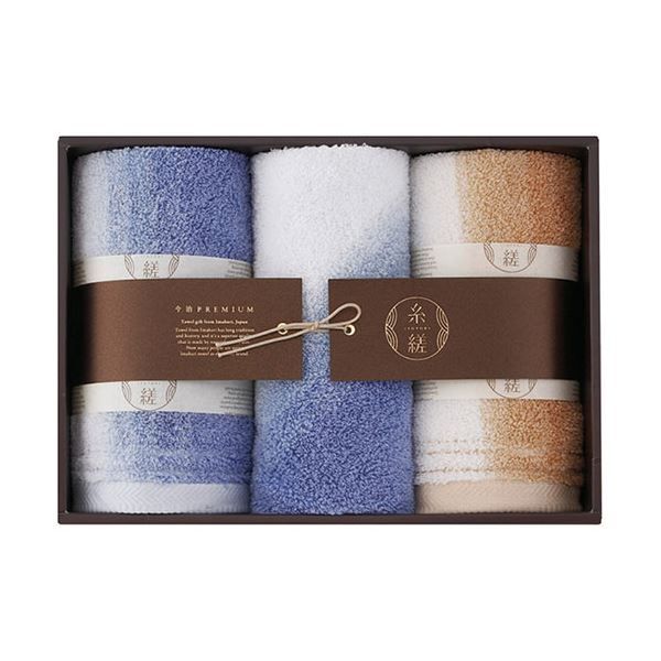 糸縒 シェード フェイスタオル2P-ウォッシュタオル フェイスタオル34×75cm ウォッシュタオル34×35cm C6067634