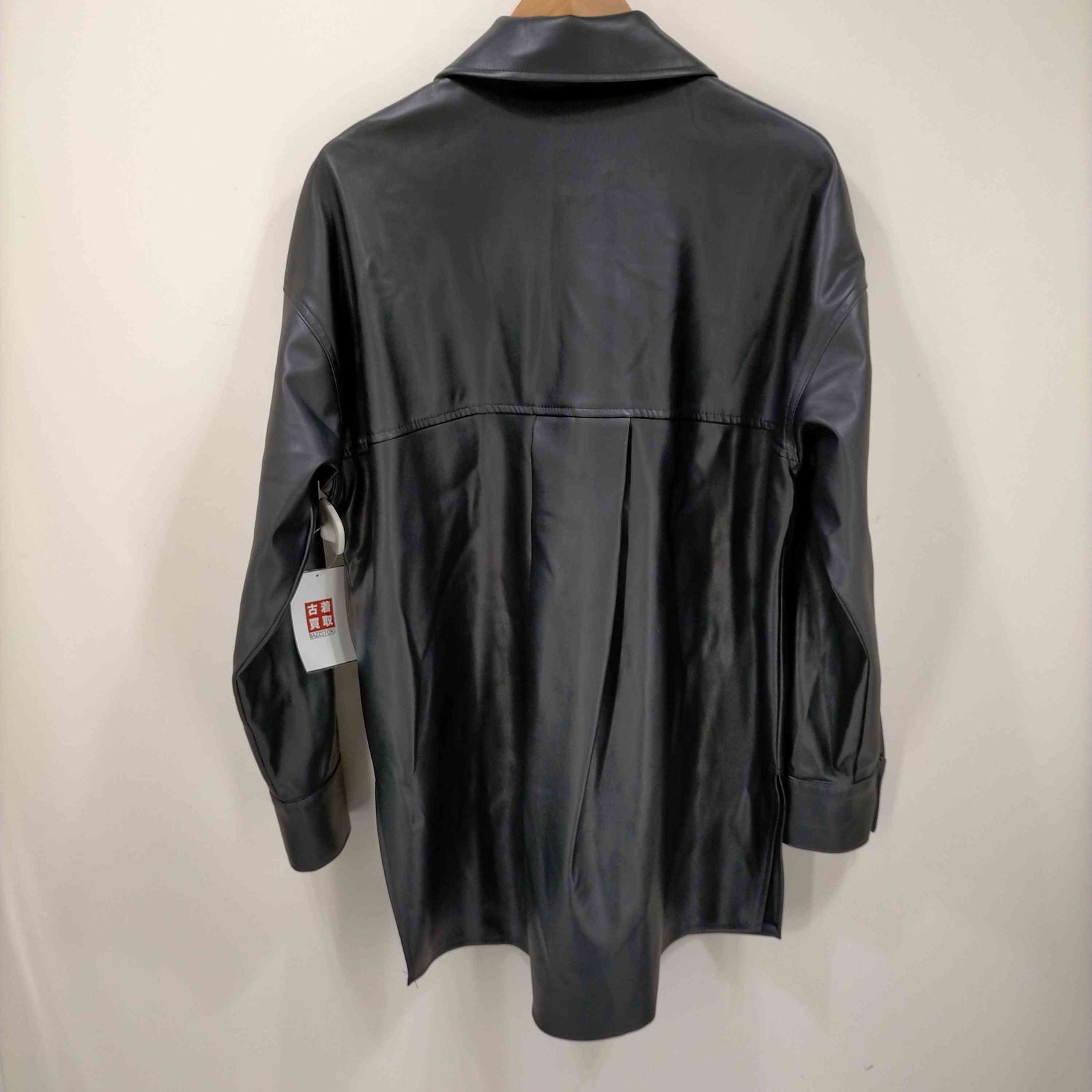 ザラ ZARA フェイクレザーコート レディース S - メルカリ