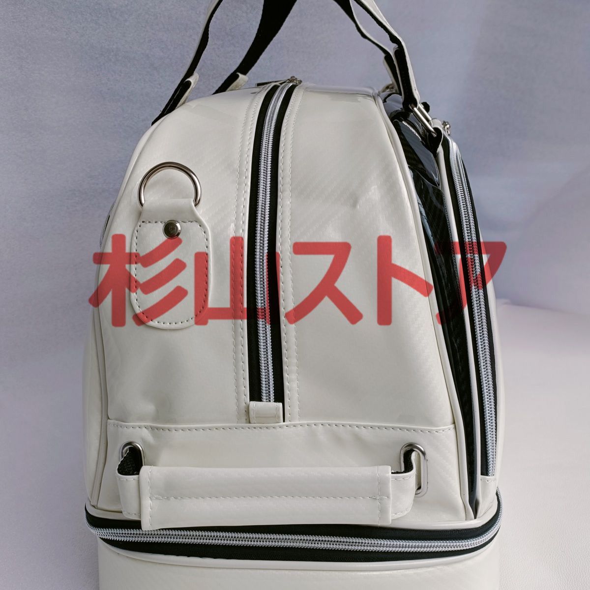 PEARLY GATES ゴルフバッグ ユニセックス ラゲッジバッグ ホワイト PEARLY GATES キャディバッグ ホワイト 新品】パーリーゲイツ ロゴ入り