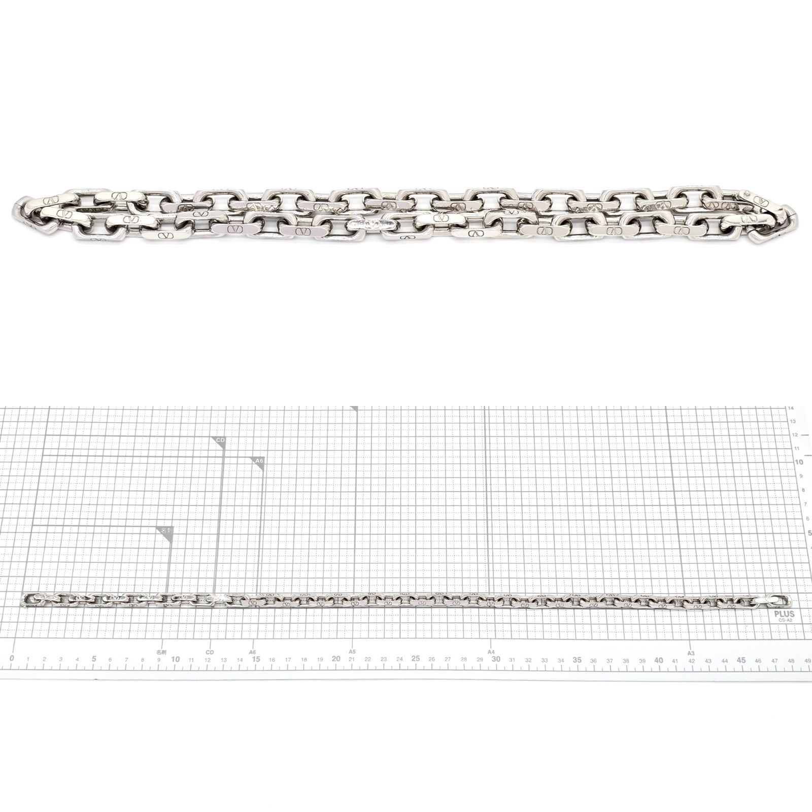 VALENTINO GARAVANI ヴァレンティノ ガラヴァーニ Vロゴ チェーン  