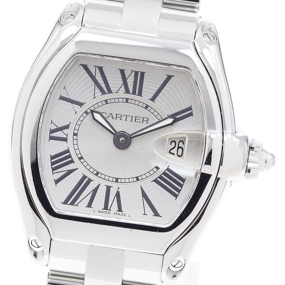 カルティエ CARTIER W62016V3 ロードスター SM デイト クォーツ レディース_910487