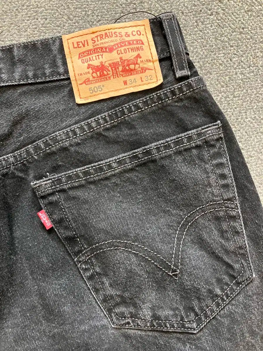 605 LEVI S リーバイス 505 ブラックデニム