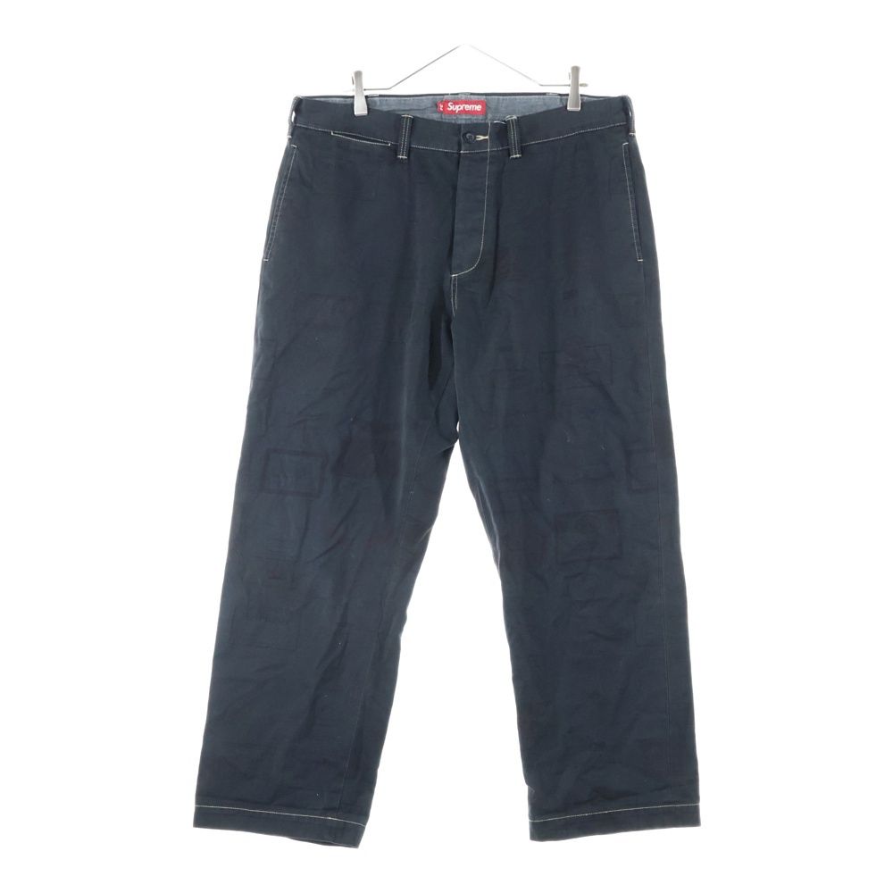 SUPREME シュプリーム 24AW Chino Pant Overdyed Labels オーバーダイ レーベル チノ ワークパンツ ブラック