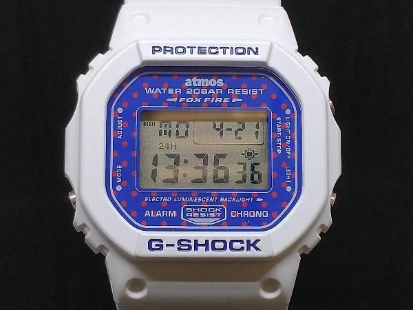 CASIO G‐SHOCK カシオ ジーショック DW-5600VT ATMOSコラボ クォーツ 腕時計 ホワイト
