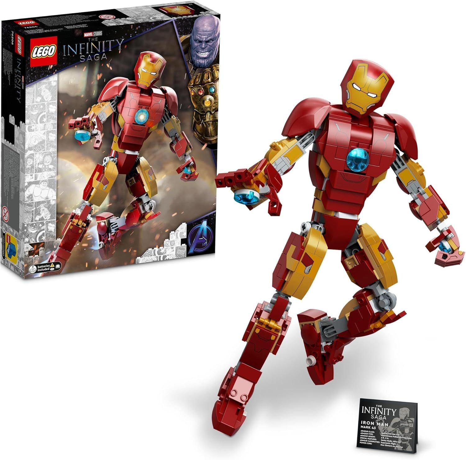 レゴ(LEGO) スーパー・ヒーローズ アイアンマン フィギュア 76206 おもちゃ ブロック プレゼント スーパーヒーロー アメコミ 戦隊ヒーロー 男の子 9歳以上
