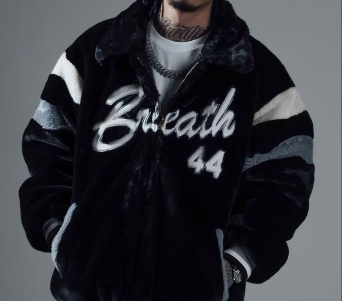 BAD HOP BREATH T-pablow 正規品 ファー ジャケット ブラック Lサイズ