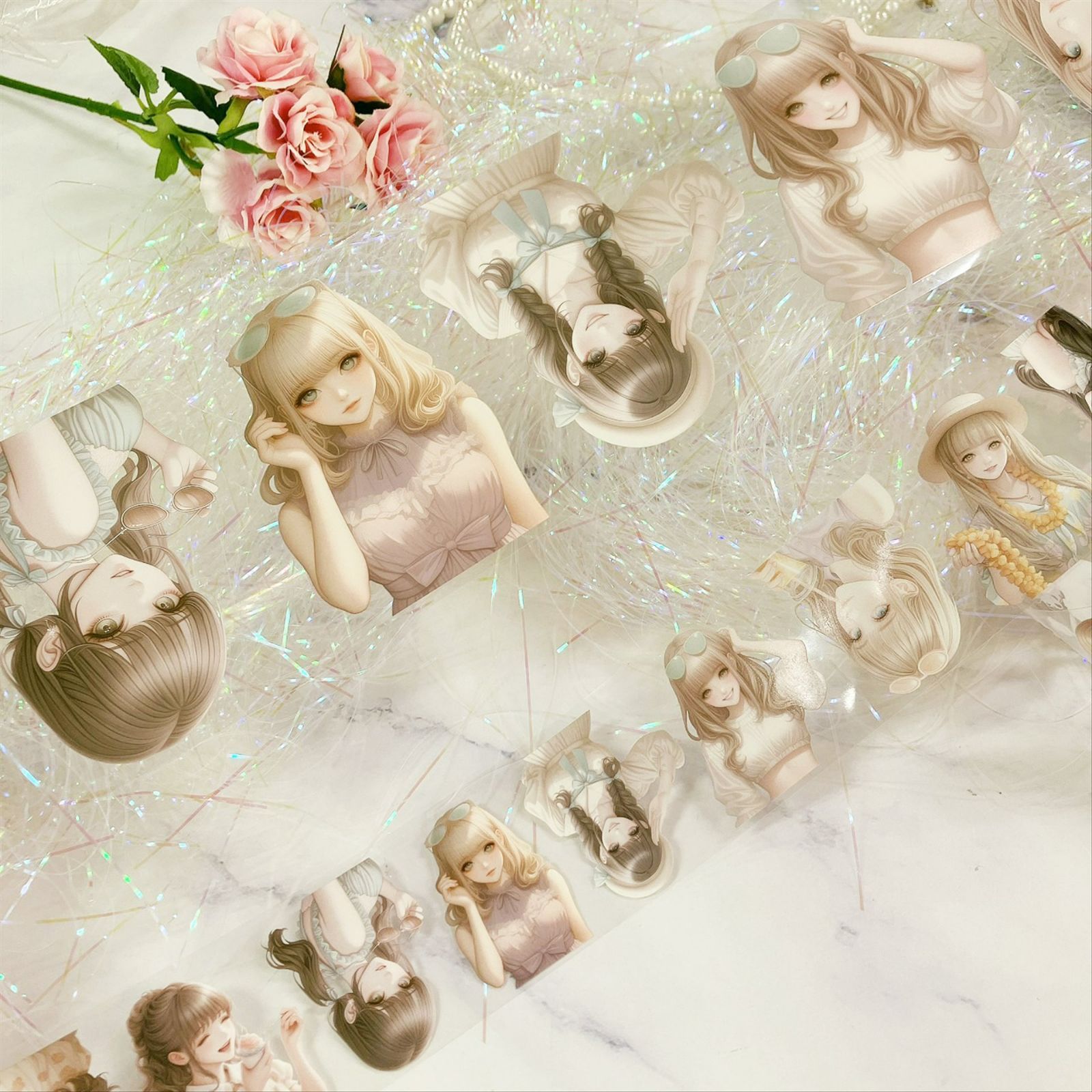 小分け販売】常夏ガールPETテープ 【Sサイズ】ハル×文具女子オリジナル