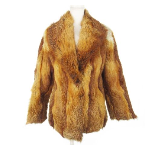 サンマルコ San Marco FUR ファーコート ハーフ 毛皮 フォックスファー 
