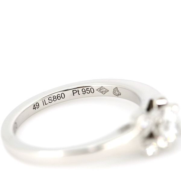 カルティエ Cartier プラチナ バレリーナ ダイヤモンド リング #49 Pt950 指輪 宝石 アクセサリー レディース 女性 プレゼント ブランド カルティエ バレリーナ ダイヤモンド 0.26ct E-VS1-3EX リング #49