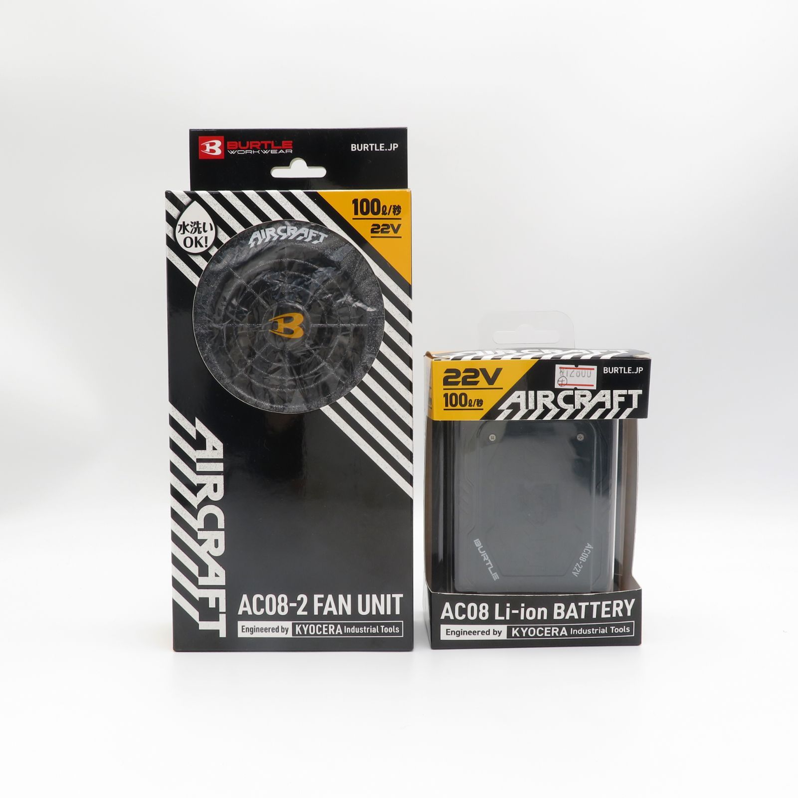BURTLE AIRCRAFT ファンユニット Li-ion バッテリー AC081-FAN