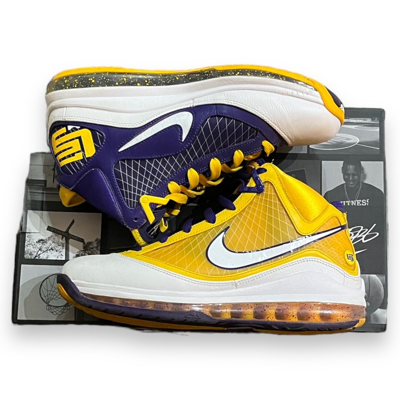 NIKE LEBRON 7 LAKERS MEDIA DAY CW2300-500 レイカーズ メディアデイ レブロン スニーカー ナイキ  27.5cm 62741A - メルカリ