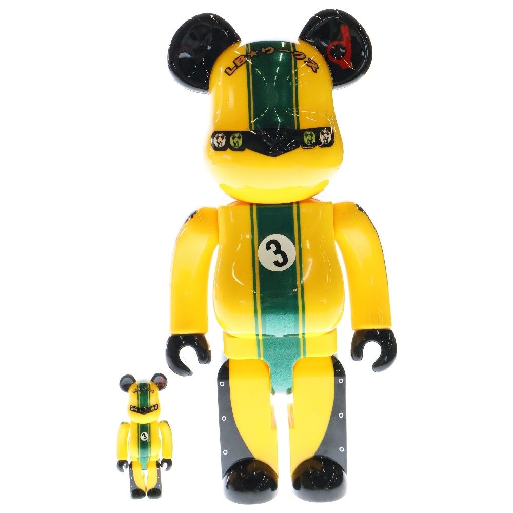 MEDICOM TOY メディコムトイ BE RBRICK LIBERTY WALK ベアブリック リバティーウォーク リバンナくん 400%- フィギュア ホビー イエロー