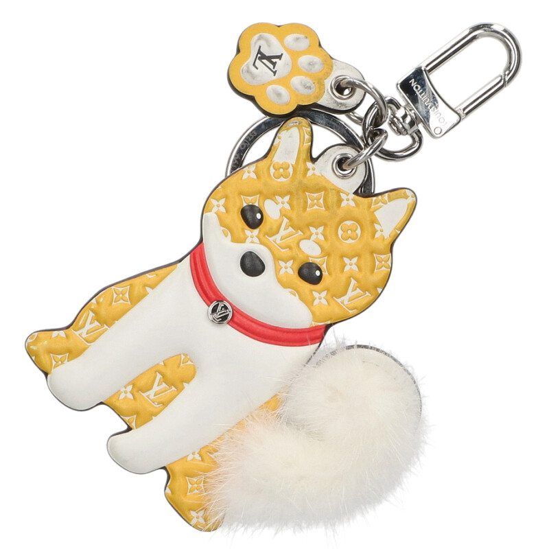 ルイヴィトン M 01199 ポルト クレ LVシバ モノグラム総柄バッグチャーム メンズ