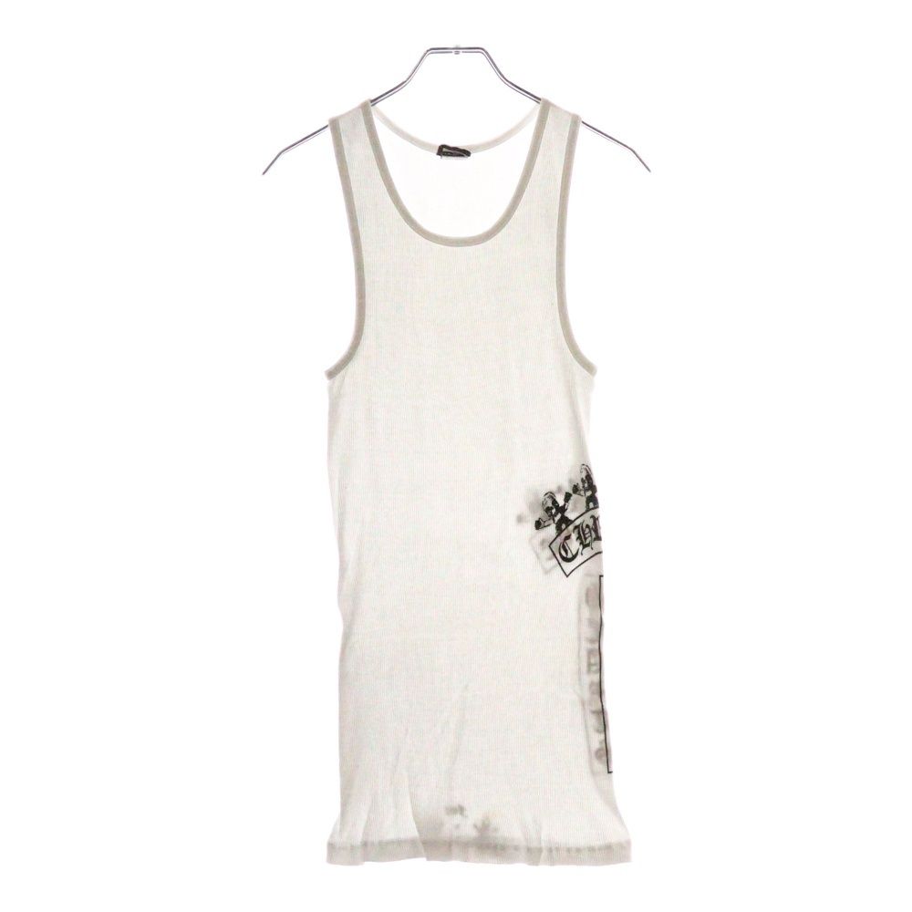 希少品 クロムハーツタンクトップ 即決価格80000円 ホワイト 大阪直営