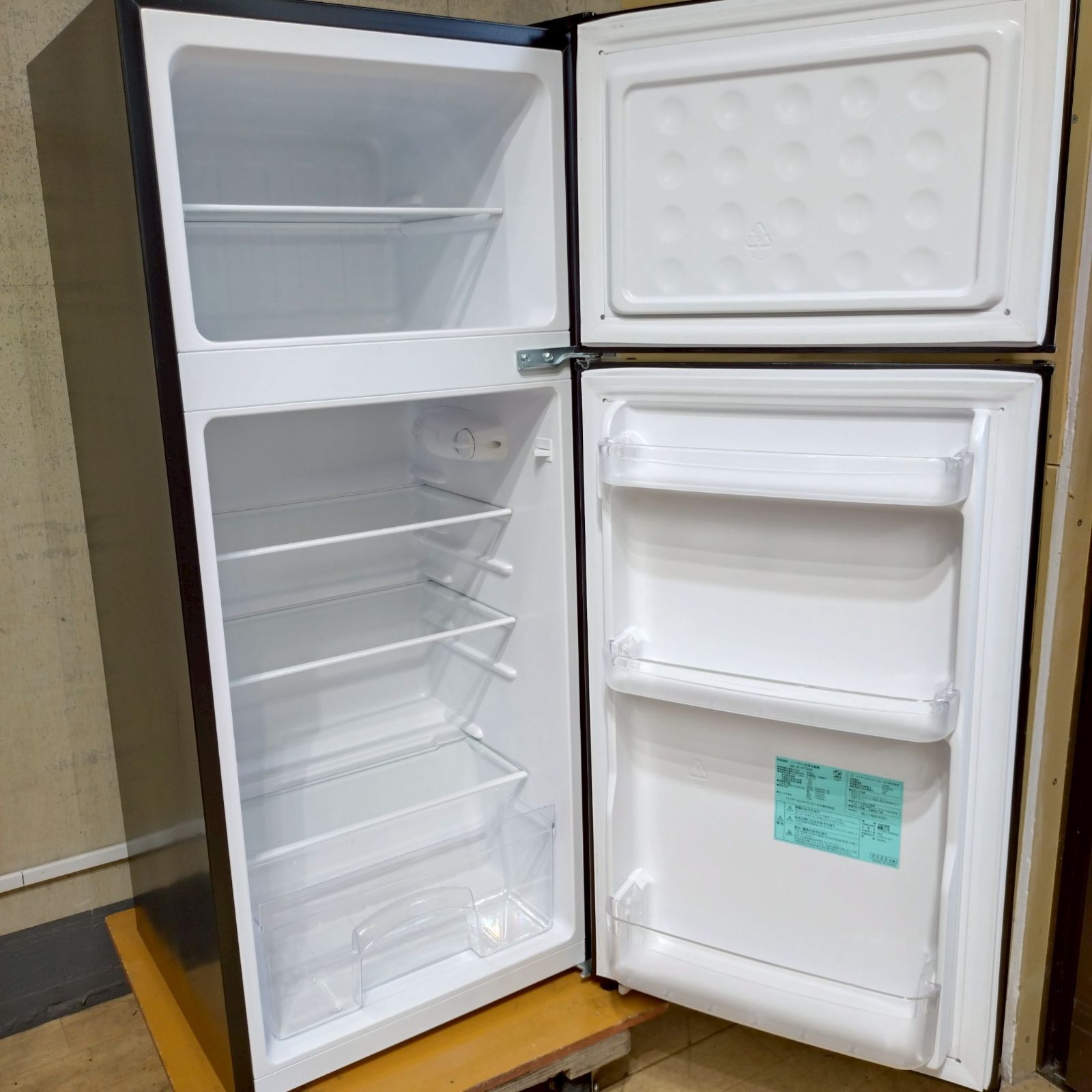 ハイアール　ノンフロン冷凍冷蔵庫　JR-N130B 2022年製　130L #2 冷蔵庫 ホワイト JR-N130B-W ［幅47.4cm /130L /2ドア /右開き