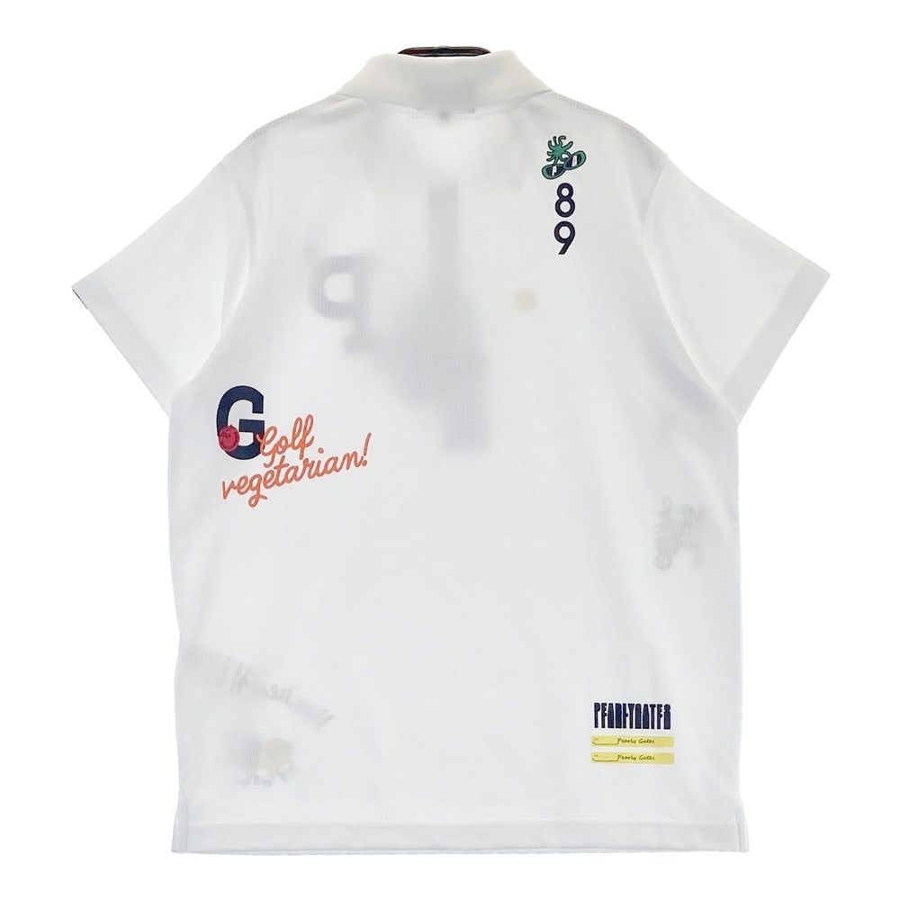 サイズ 1 PEARLY GATES パーリーゲイツ モデル 半袖ポロシャツ ホワイト系 240101497873 ゴルフウェア レディース ストスト