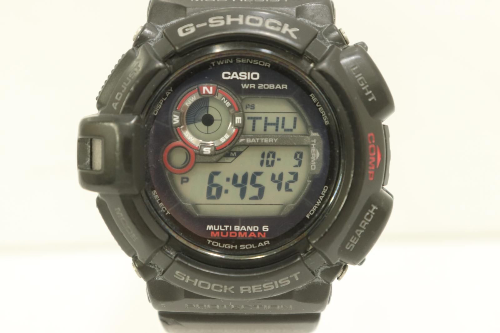 CASIO メンズ腕時計 -- G-SHOCK CASIO -- 黒 ブラック ロゴ GW-9300-1JF
