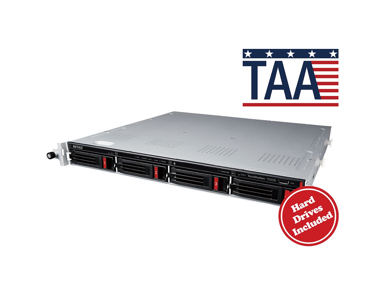 BUFFALO TS3430RN3204 32TB 4 x 8TB Network Storage