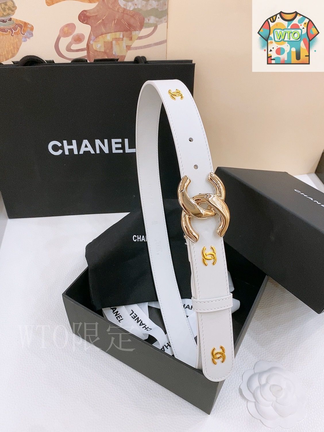 チ*ん様 CHANEL バーガンディ レザーベルト ダブルCロゴ 今日特価】Chanel Double C レザーベルト-1-2 - メルカリ