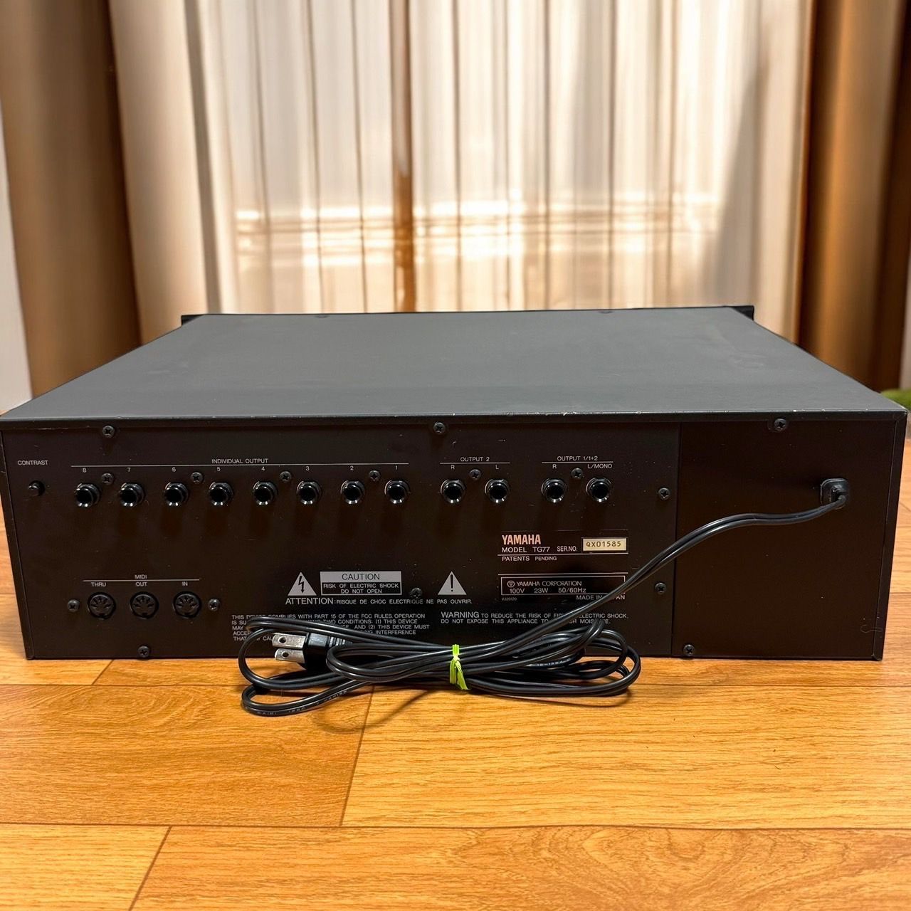 ☆送料無料 美品 YAMAHA ヤマハ TG77 音源モジュール