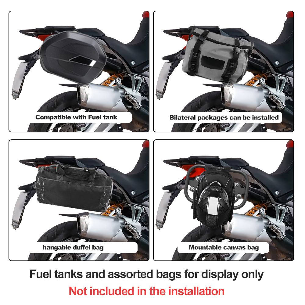 ドゥカティ マルチストラーダ 1260 1200 エンドゥーロ 950 S V2 S サドルバッグサポート パニアラック サイドキャリア BRIGHTFACE_UK