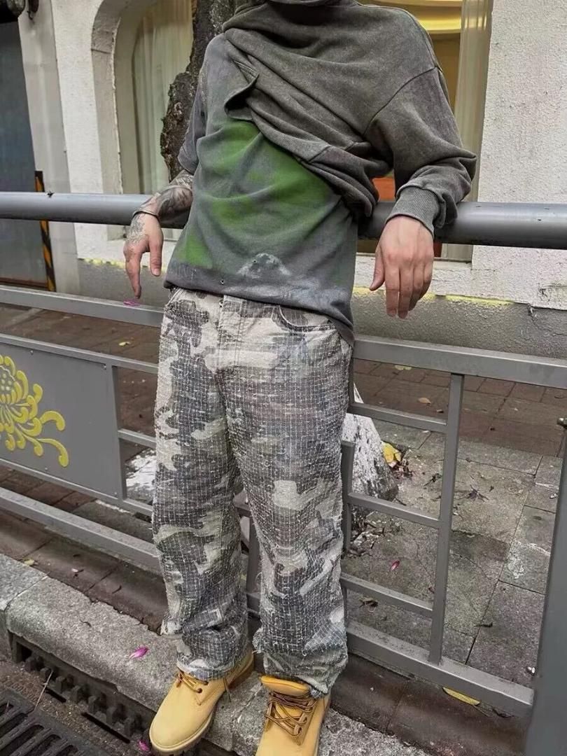 Stussy 24ss まずかっ BIG OL' JEAN CAMO CANVAS L Stussy 24ss まずかっ BIG OL' JEAN CAMO CANVAS L