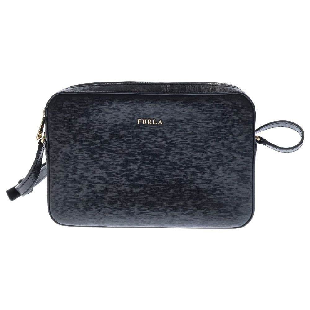 FURLA (フルラ) LILLI リリー ロゴプレート Wチャック レザー 