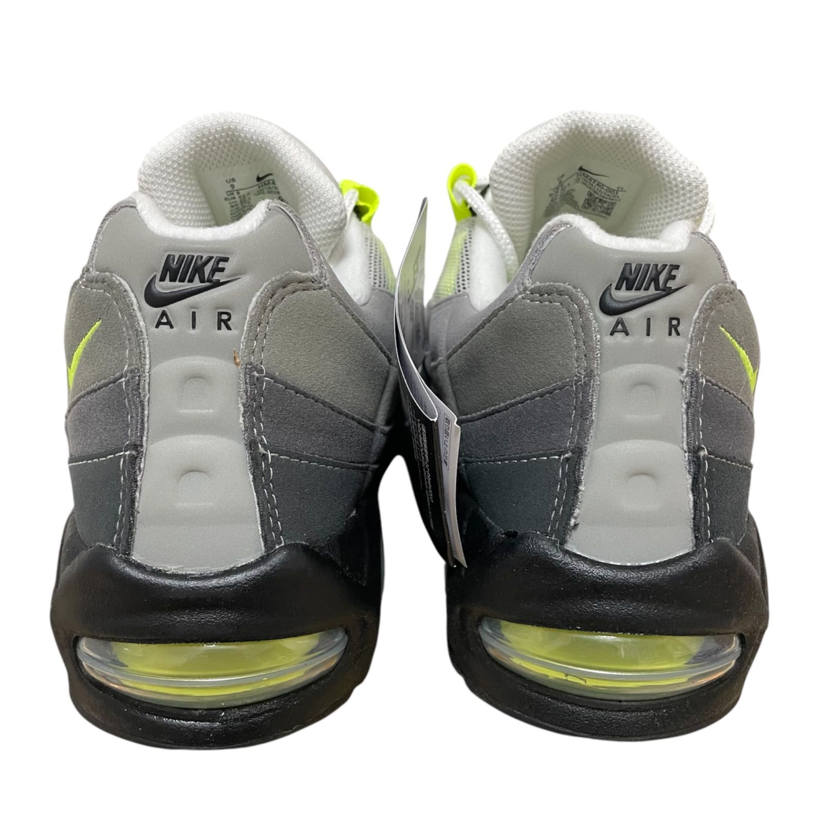 定価24,200円 黒タグ付 NIKE AIR MAX 95 OG Big Bubble Neon Yellow 