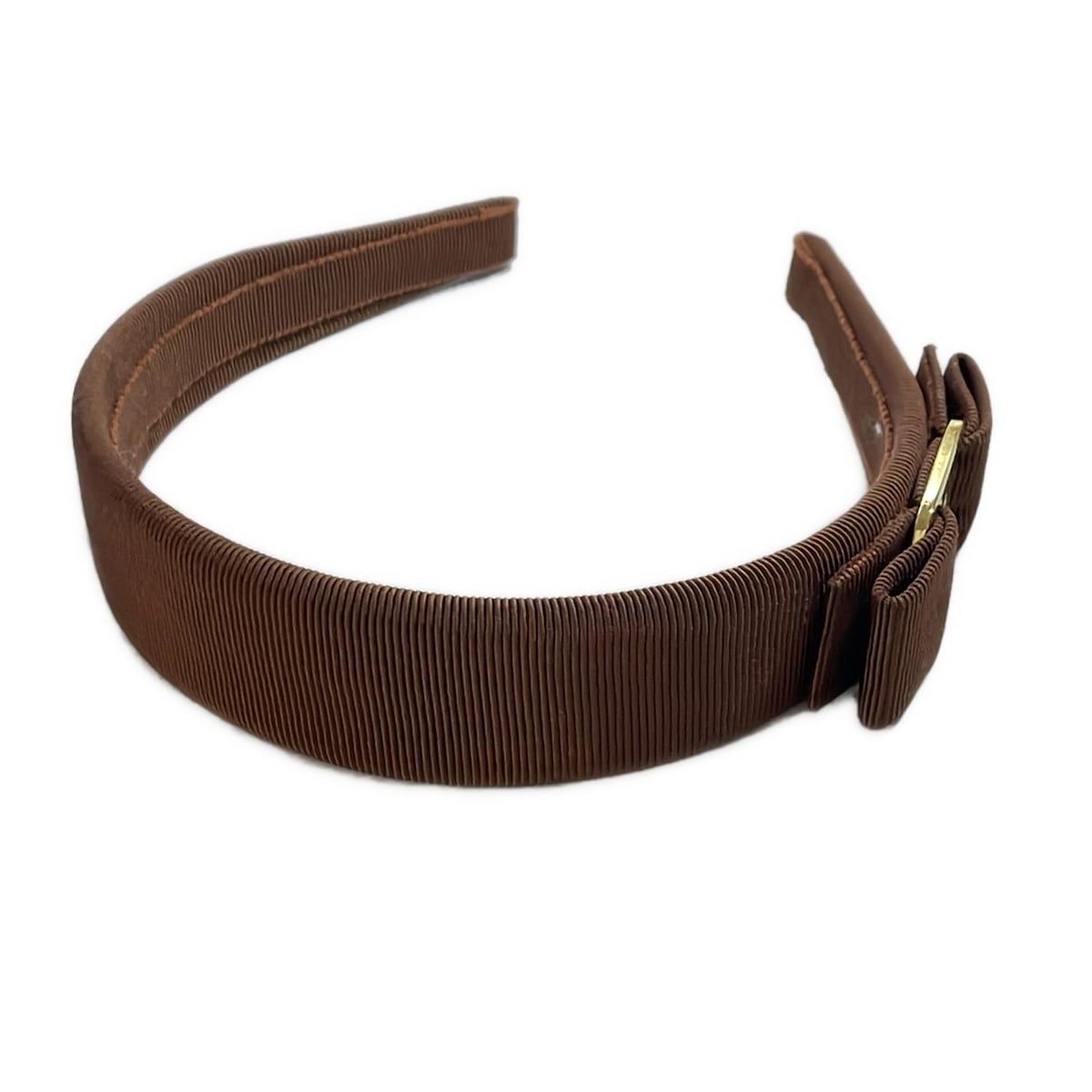 Salvatore Ferragamo カチューシャ ヴァラリボン ブラウン FERRAGAMO/SalvatoreFerragamo(サルバトーレフェラガモ