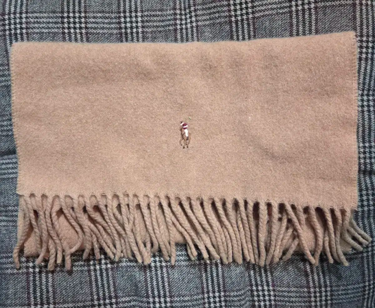 ポロラルフローレン ベージュ マフラー