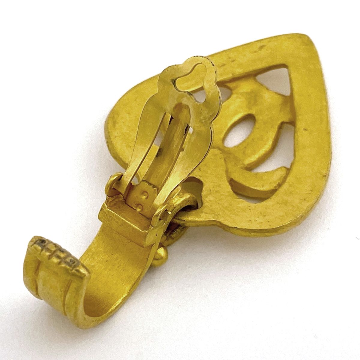 シャネル CHANEL ココマーク ハートモチーフ イヤリング スイング  