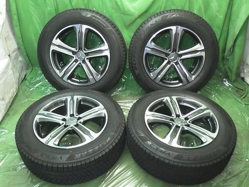 【中古】BRIDGESTONE  スタッドレス 22年製 バリ山 ベンツGLC X253純正   18インチ ブリヂストン