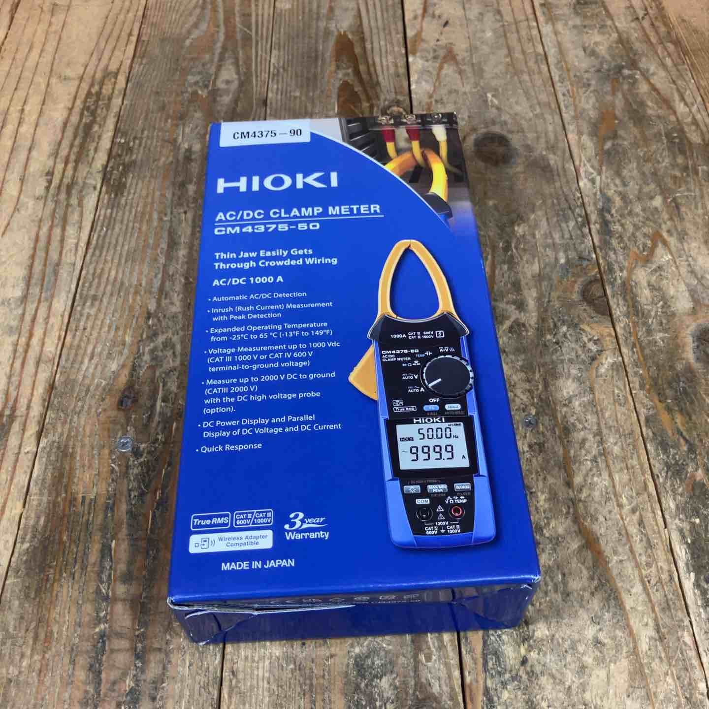 □日置電機 HIOKI クランプメーター CM4375-90 ワイヤレスアダプタ Z3210付モデル 所沢店
