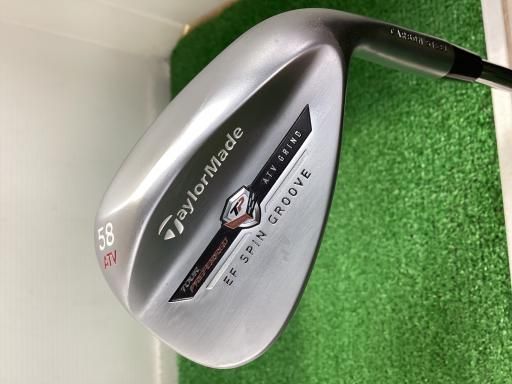テーラーメイド TOUR PREFERRED EF SPIN GROOVE 2016 58°|ATV ウェッジ WG 純正特注シャフト フレックスS メンズ 男性用 右利き 右用 Bランク ゴルフクラブ