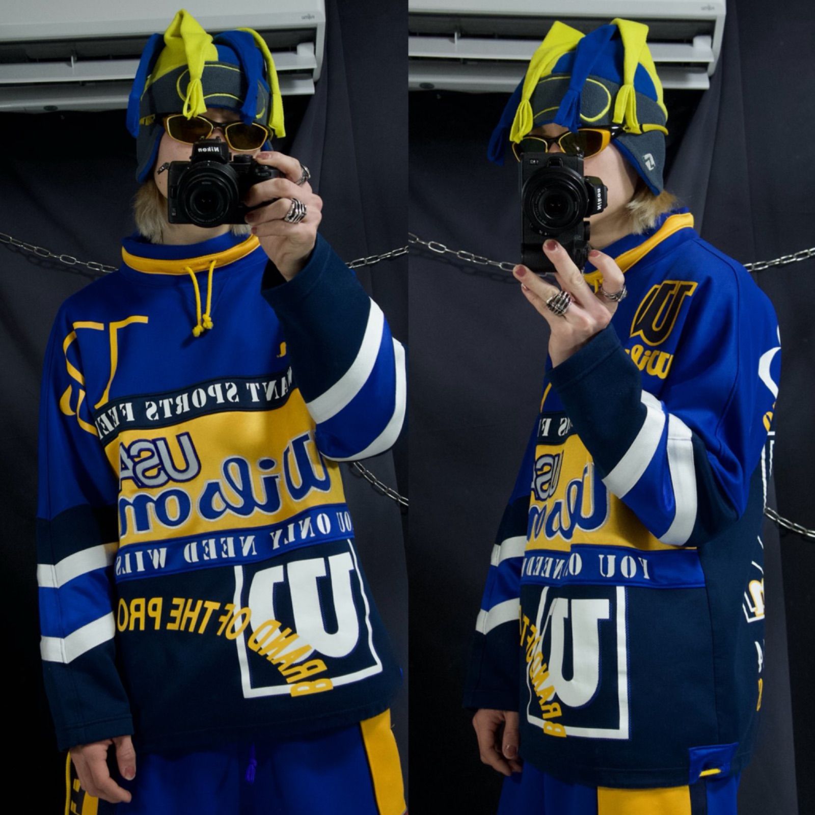 90s Wilson Hit Union Japan made Full Graphics Sweat Track