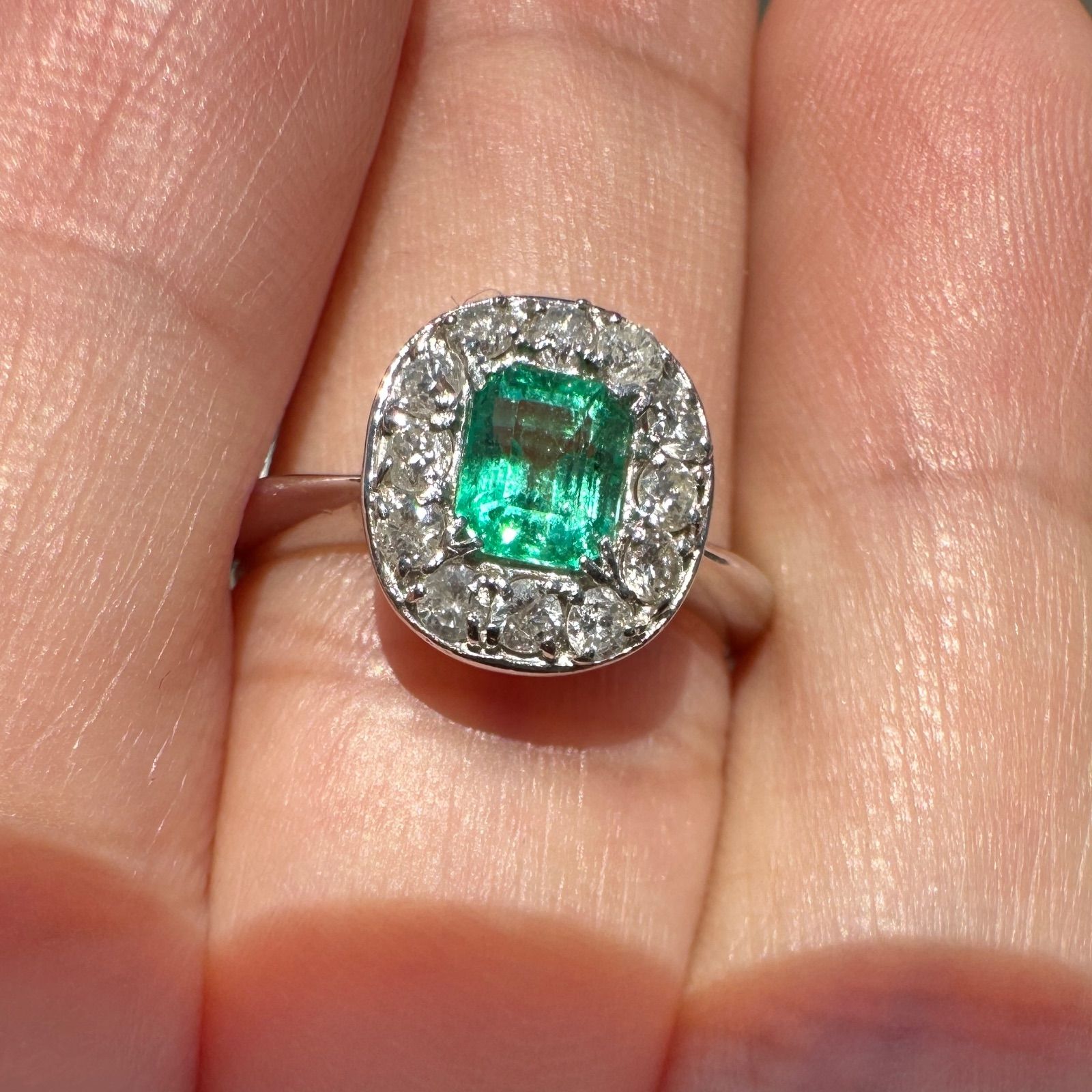 エメラルドリング 0.48ct