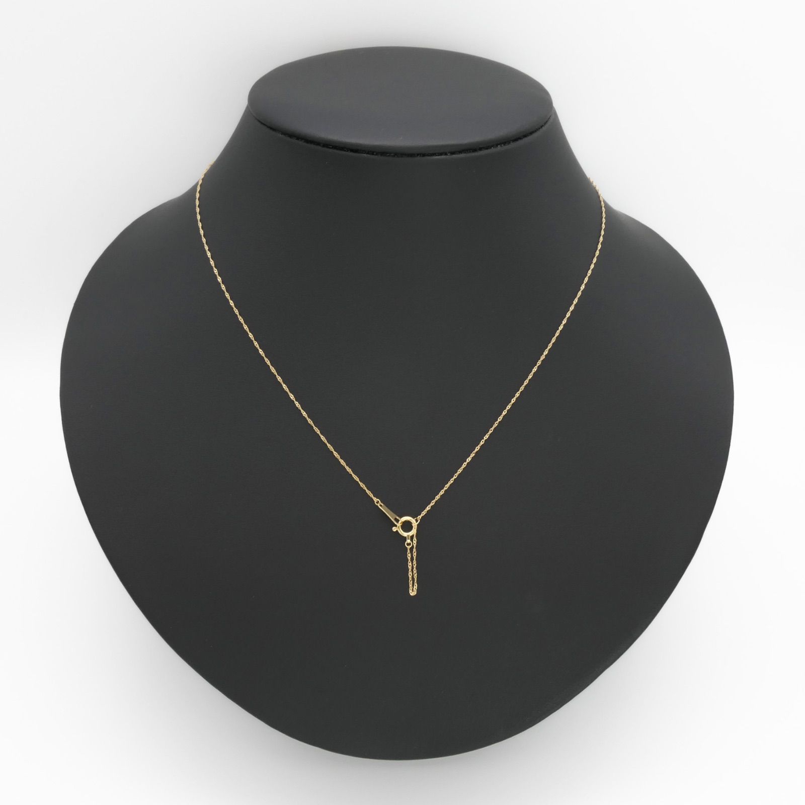 新品❗️K18YG イエローゴールド 0.12スクリュー アジャスターカン付