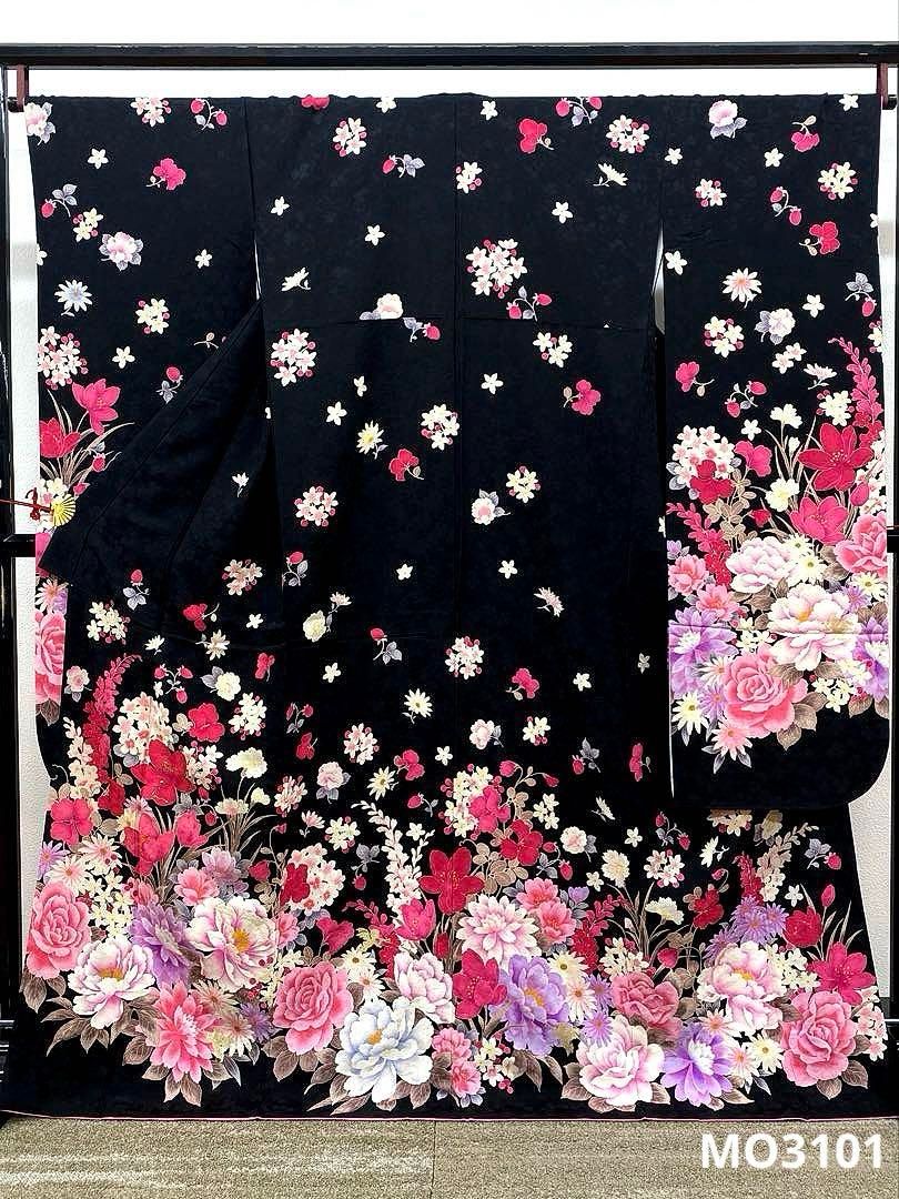 ブランド振袖 SEIKO ATSUDA 豪華 刺繍 身丈165cm 撥水加工済