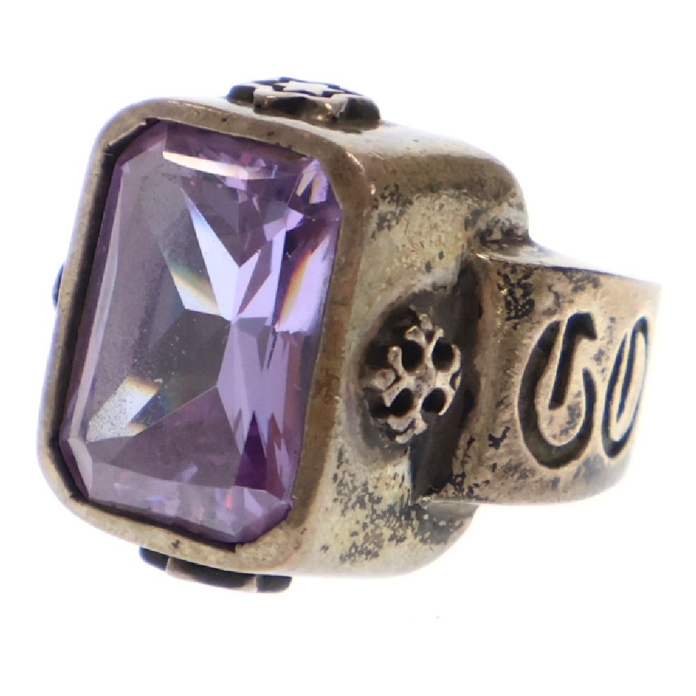 ROYAL ORDER (ロイヤルオーダー) DEMI GOD アメジスト スクエアリング