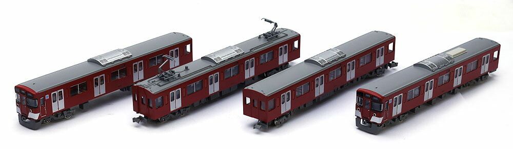 西武9000系（多摩湖線 赤色）4両編成セット（動力付き） 【グリーン