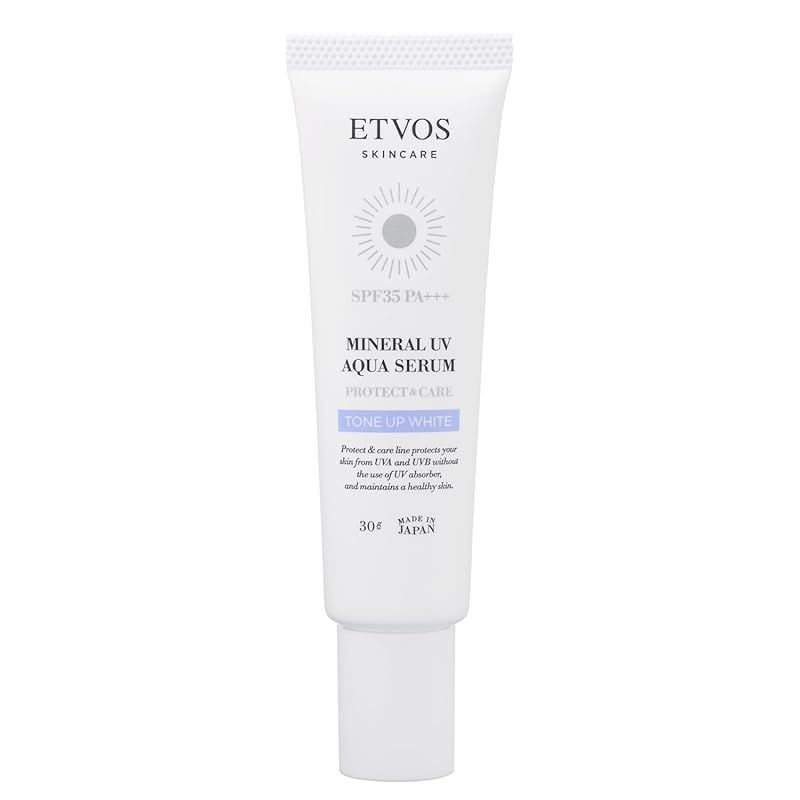 エトヴォス ミネラルUVアクアセラム SPF35 PA+++ 30g #トーンアップホワイト 0