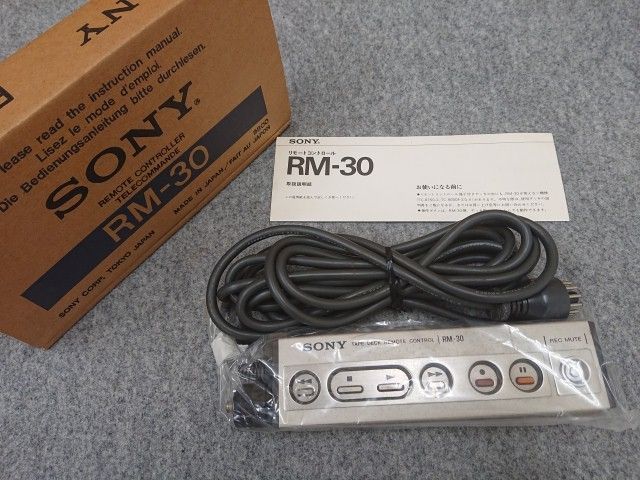 ♥品 ソニー SONY リモートコントロール RM-30