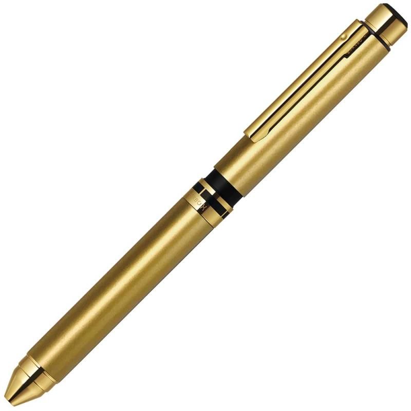 ゼブラ ZEBRA 多機能ペン シャーボX 金軸 リフィル入 SBX-GO-KN-AZ ゴールド