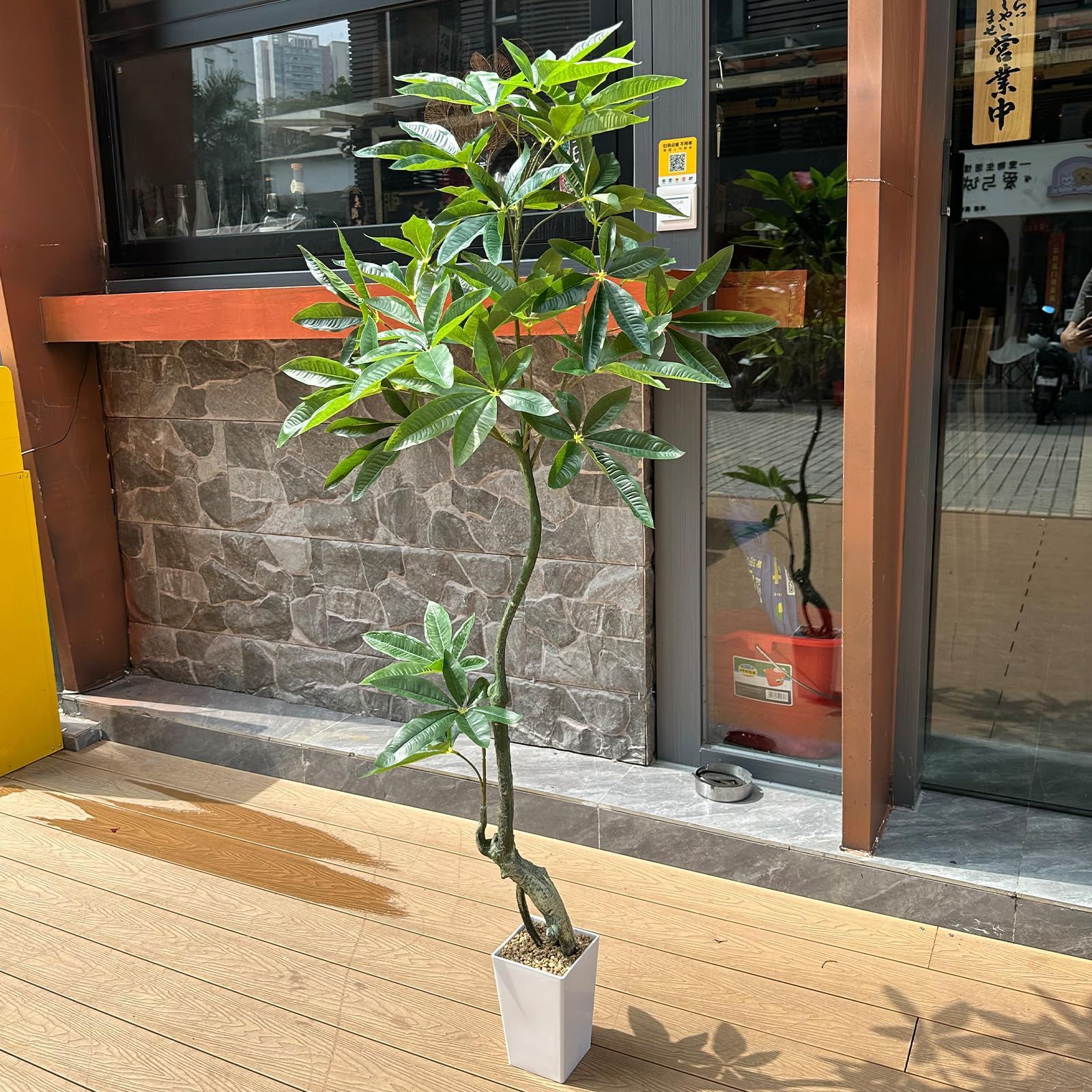 人気商品】造花 光触媒 観葉樹 消臭 パキラ フェイクグリーン 高さ