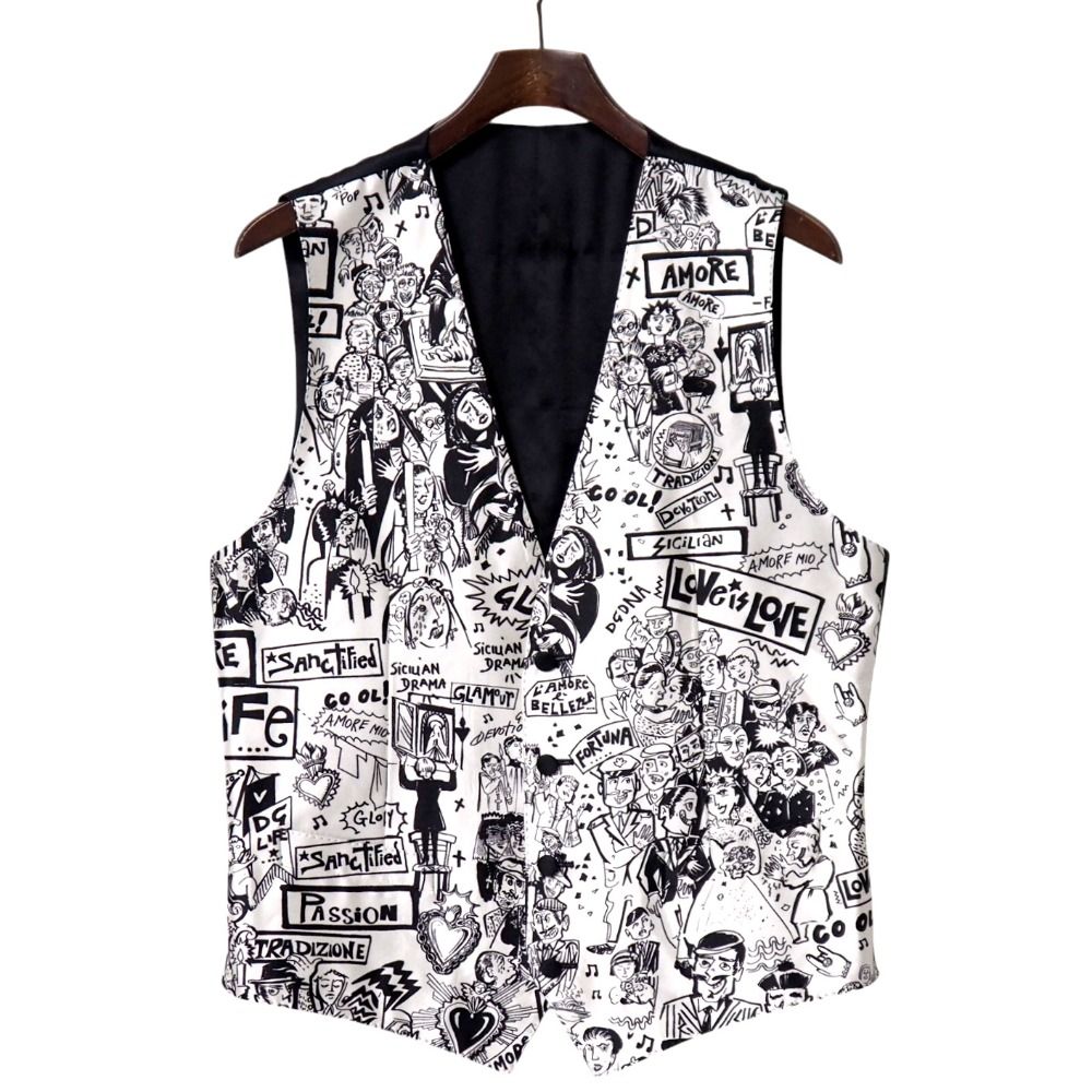 □美品□DOLCE&GABBANA ドルチェアンドガッバーナ ベスト サイズ