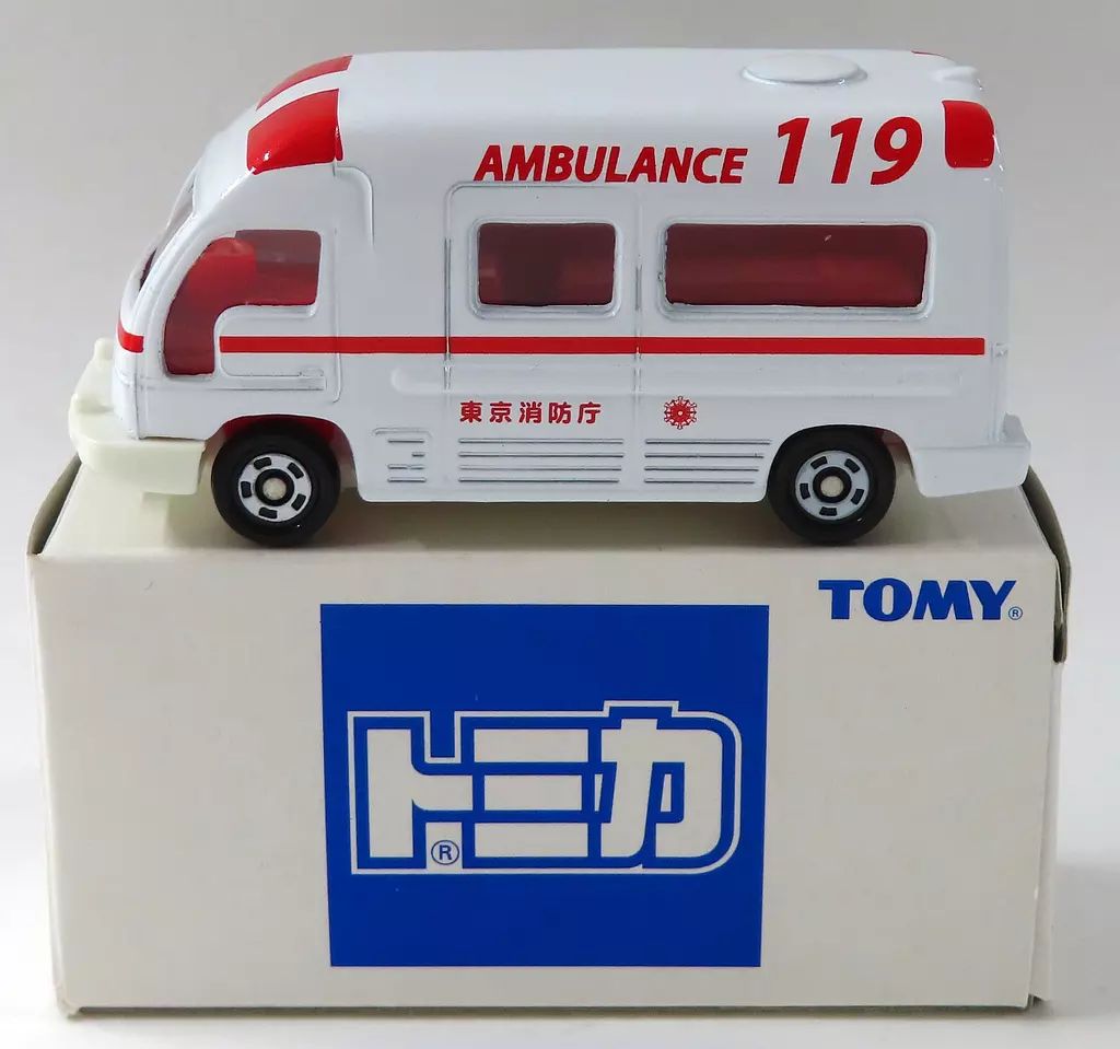中古】ミニカー 1/78 日産ドクター救急車(ホワイト) 「トミカ缶