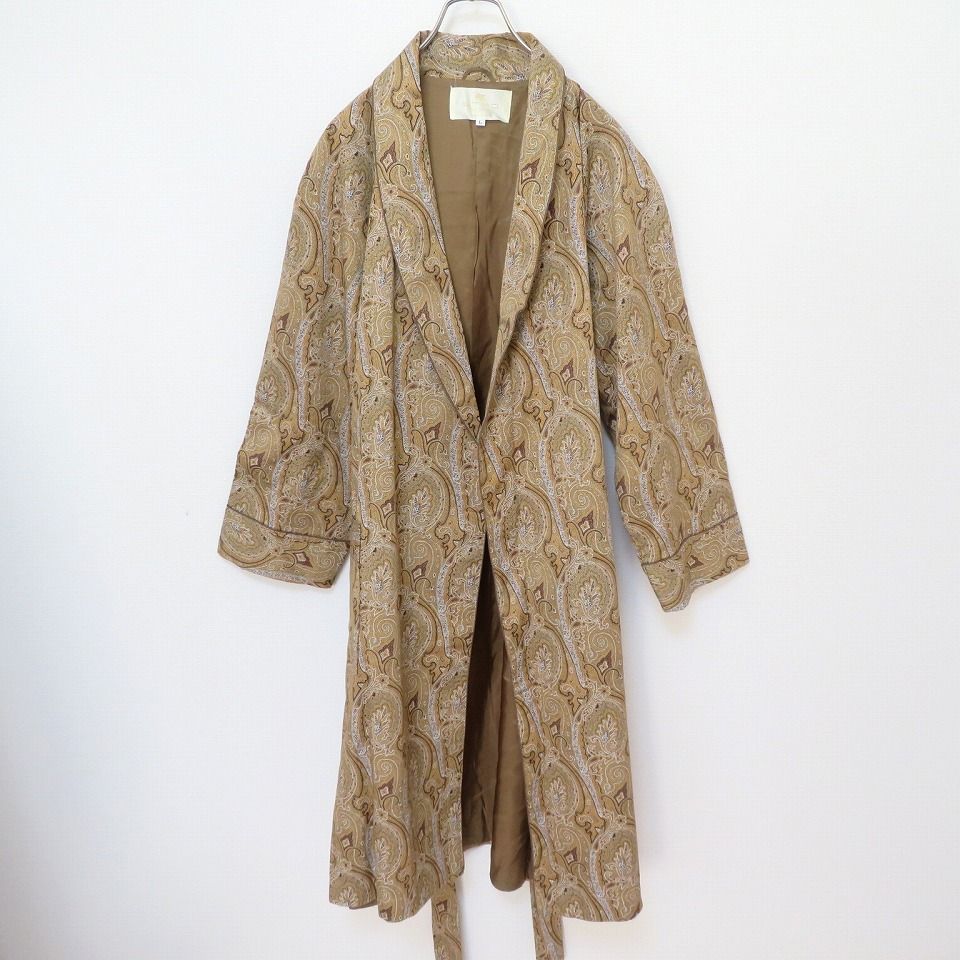 エトロ ETRO ペイズリー柄 ガウンコート ルームウェア a916951ss