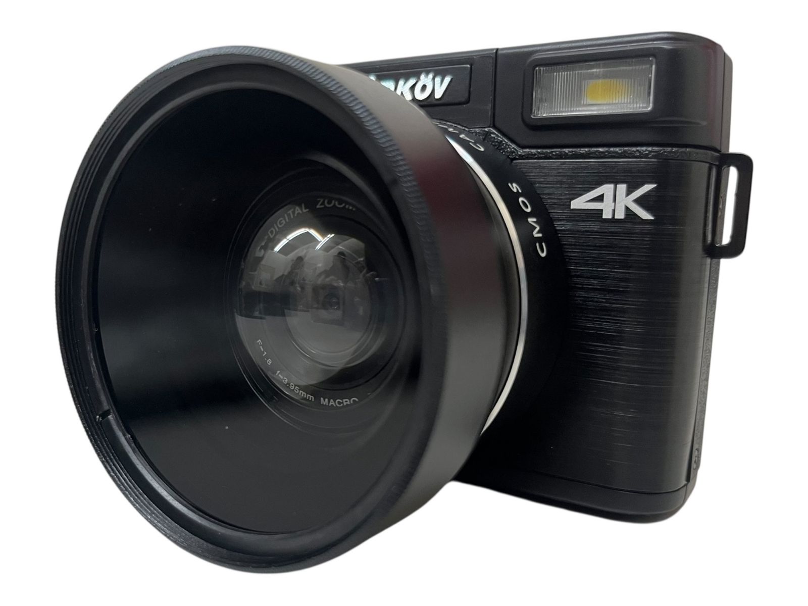 Amkov(アムコフ) V-LOG Camera 4K UltraHD デジタルカメラ ブラック