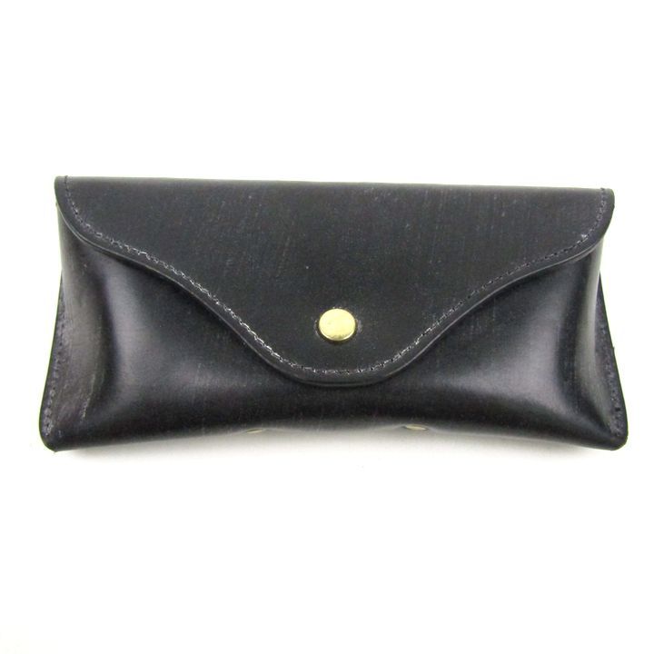 ホワイトハウスコックス メガネケース ブライドルレザー イングランド製 ハンドメイド ブランド メンズ ブラック WHITE HOUSE COX