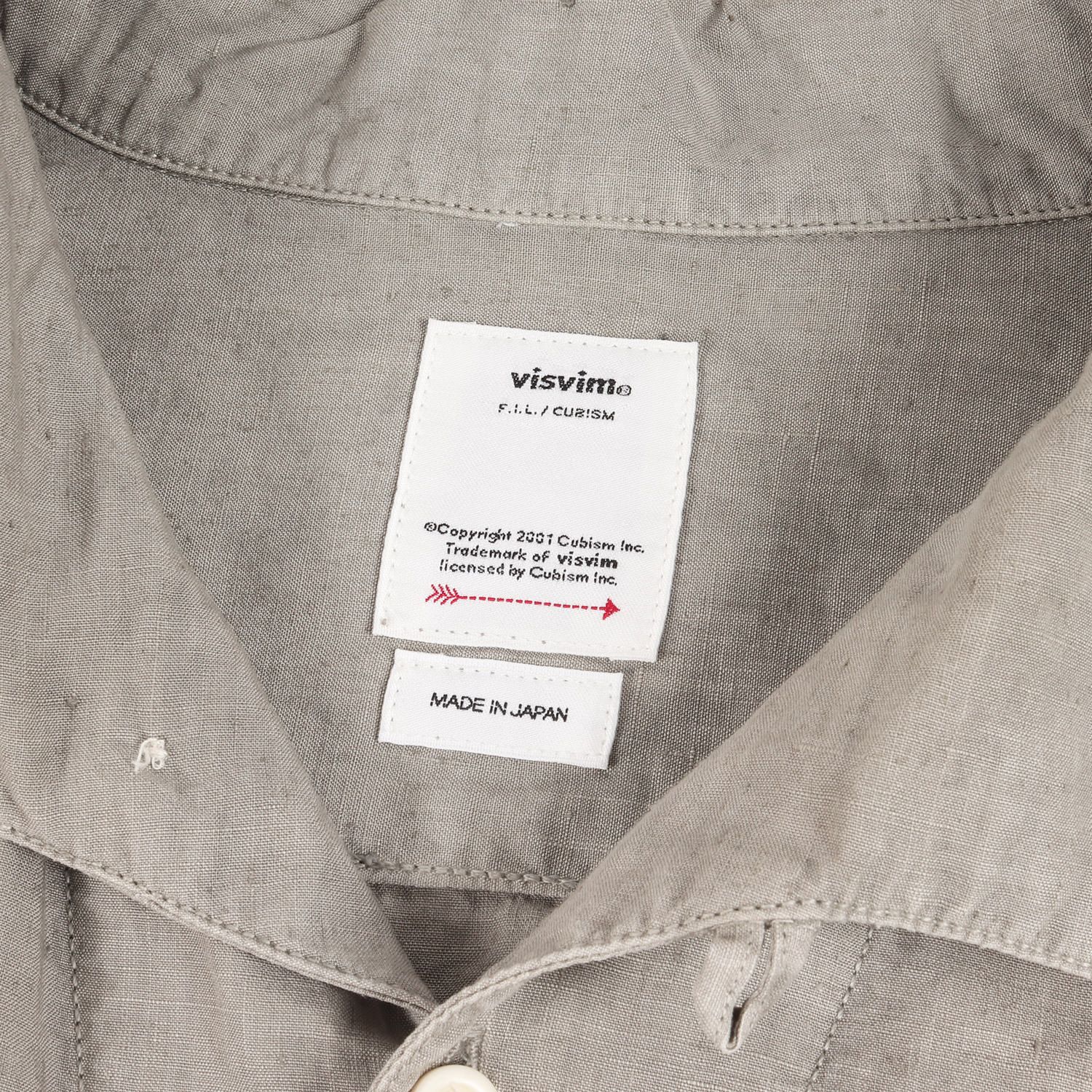 新品 visvim ビズビム シャツ サイズ:1 23SS 天然染色加工 オープン 